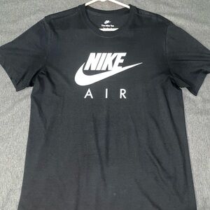 Nike Black T-Shirt with White Logo
